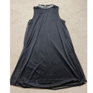 Nik And Nash Dress Womens Size‎ Large Black Jeweled Pearl Embellished Sleeveless